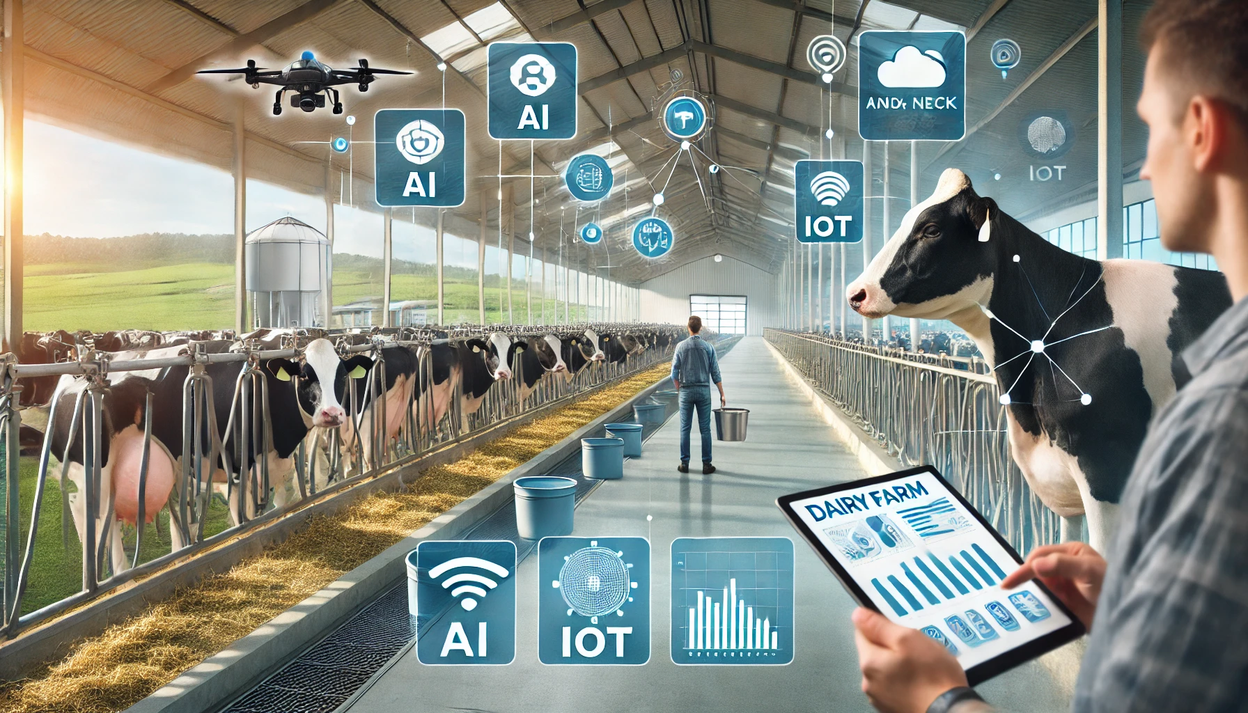 Yapay Zeka ve IoT Teknolojileri ile Süt Çiftçiliğinde Verimliliğin ve Hayvan Refahının Artırılması